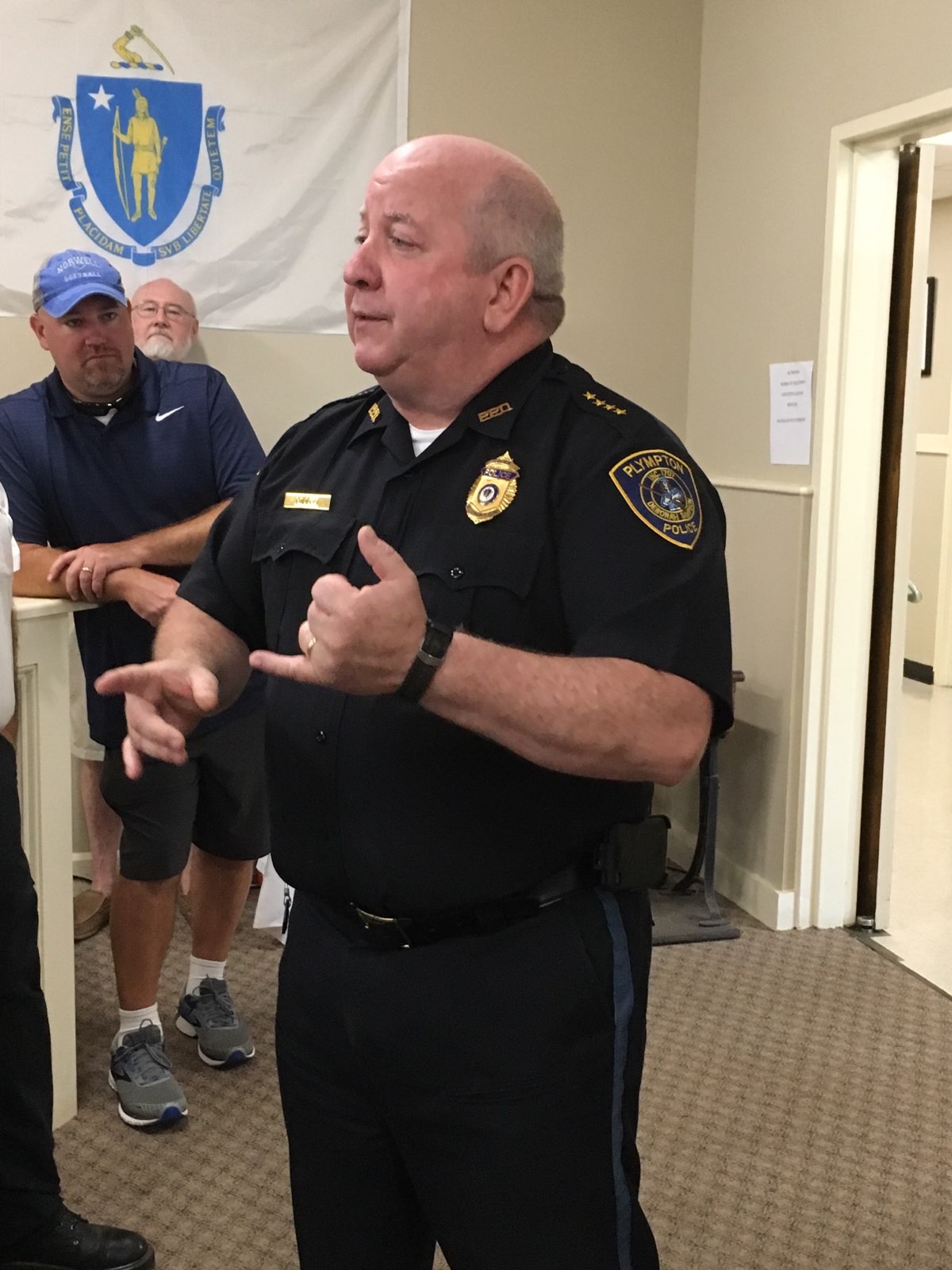 Police Chief Dillon feted by Plympton PlymptonHalifax Express