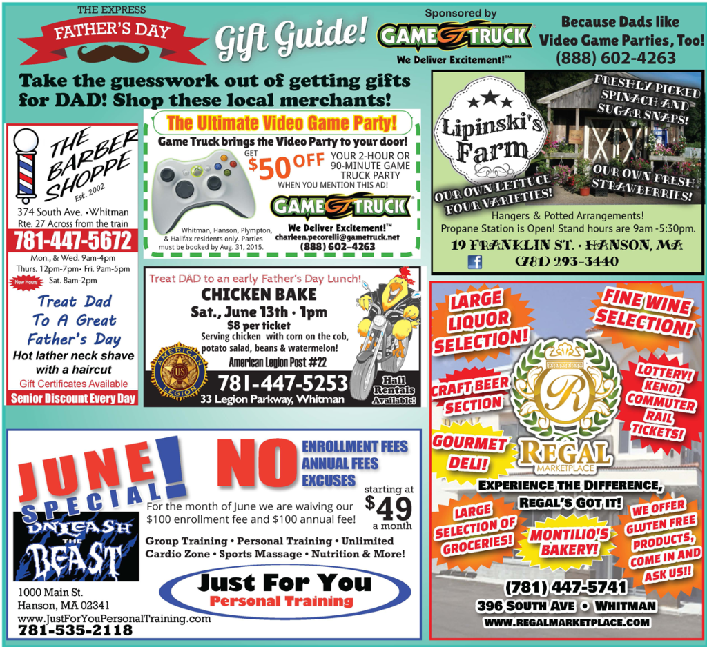 Father's Day Gift Guide PlymptonHalifax Express